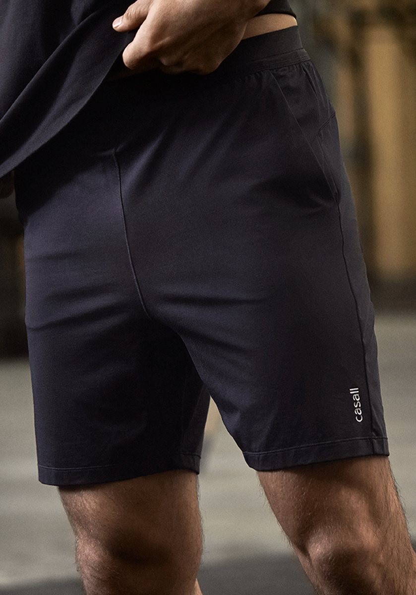 M Elastic Shorts – Black