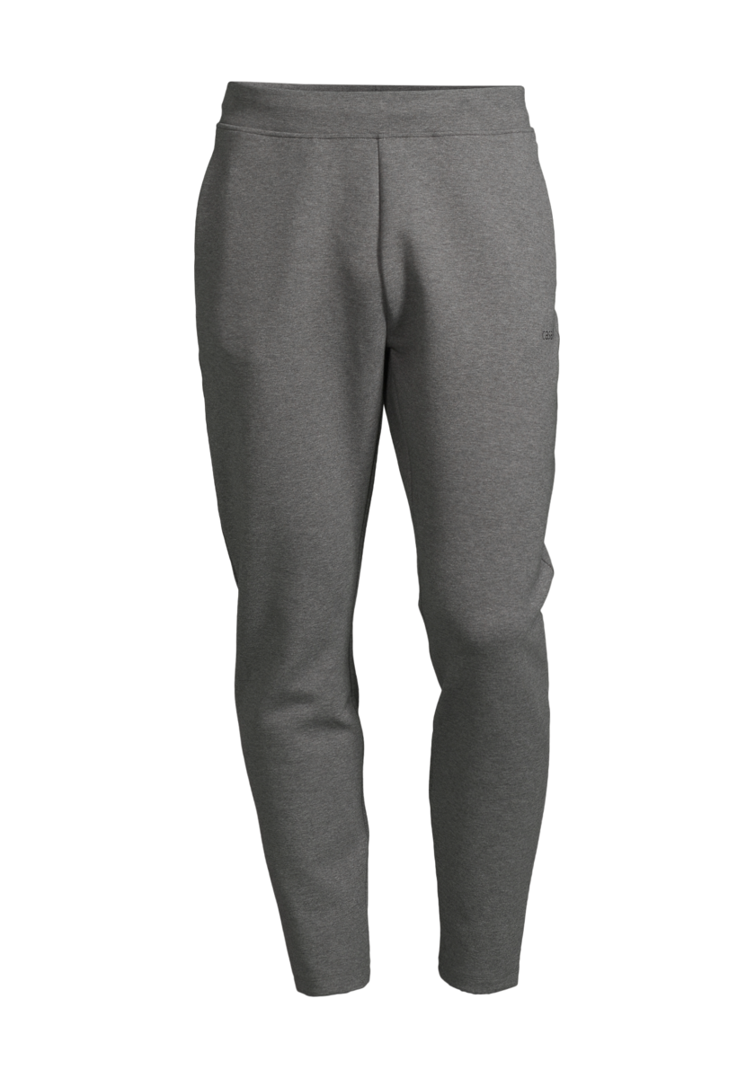 M Double Knit Pants – Dk grey melange