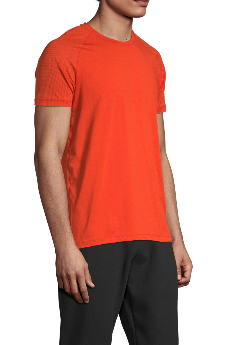 M Structured Tee – Intense Orange