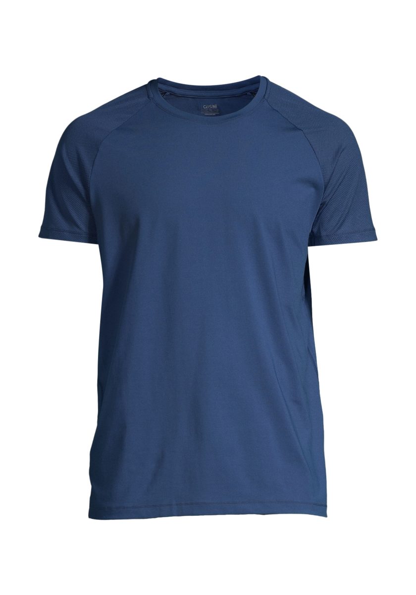 M Structured Tee – Intense Steady Blue